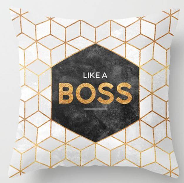 Irregular Triangle Pattern Pillow Case