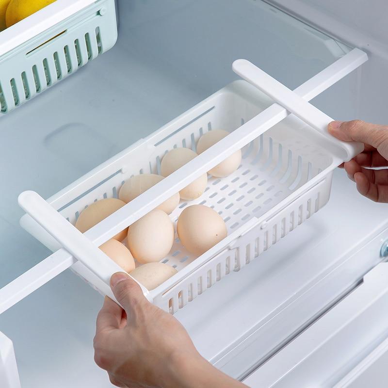 Verstellbares Kühlschrank-Aufbewahrungsregal