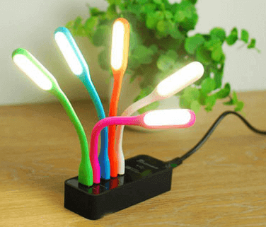 10er-Set flexible USB-LED-Leuchten
