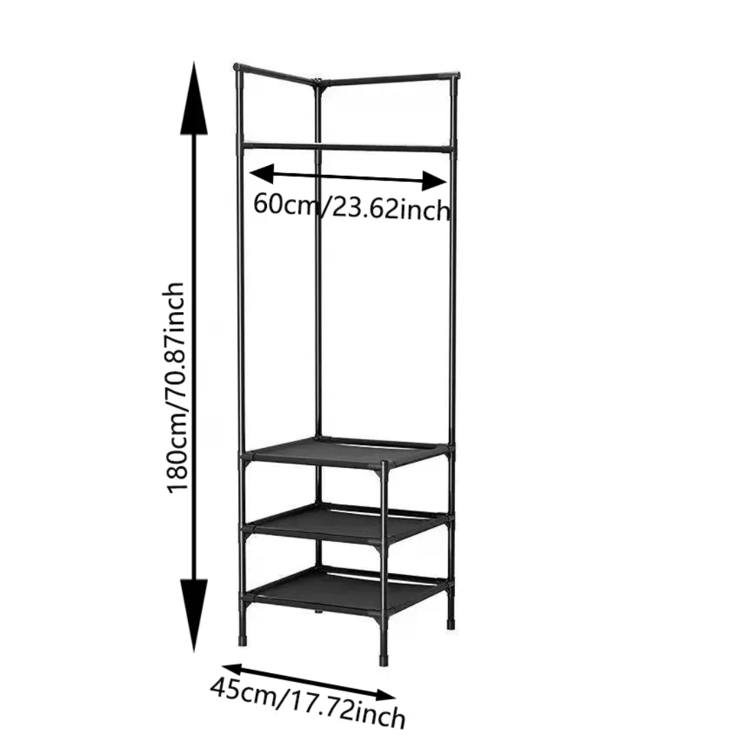3-Layer Clothing Rack