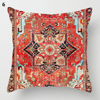 Ethnic Boho Mandala Print Throw Pillow Case