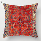 Ethnic Boho Mandala Print Throw Pillow Case