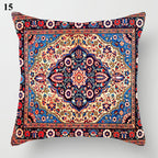 Ethnic Boho Mandala Print Throw Pillow Case
