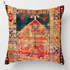 Ethnic Boho Mandala Print Throw Pillow Case