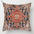 Ethnic Boho Mandala Print Throw Pillow Case