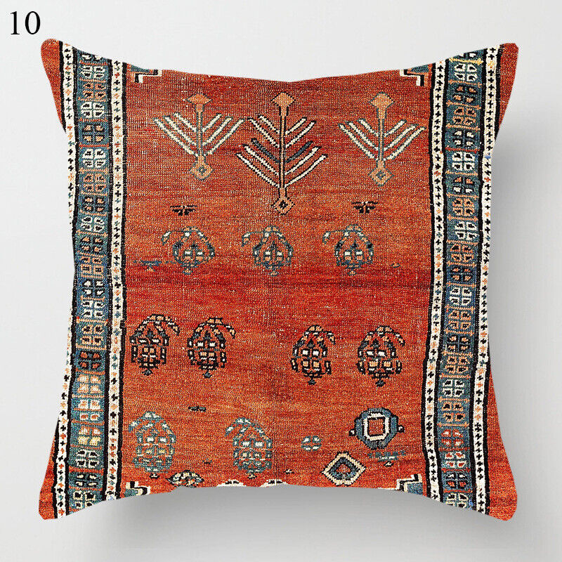 Ethnic Boho Mandala Print Throw Pillow Case