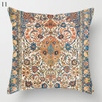 Ethnic Boho Mandala Print Throw Pillow Case