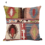 Ethnic Boho Mandala Print Throw Pillow Case