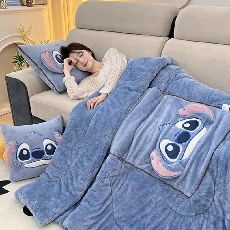 Luxury Blanket and Cushion Set