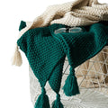 Scandinavian Knitted Wool Blanket - Aurora