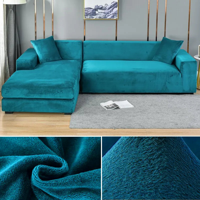 Velvet Stretch Sofa Cover