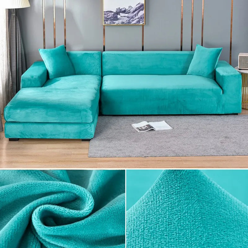 Velvet Stretch Sofa Cover