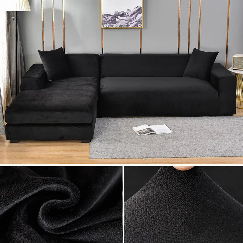 Velvet Stretch Sofa Cover
