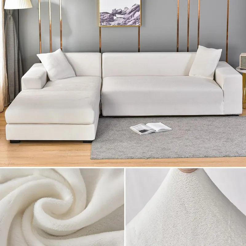 Velvet Stretch Sofa Cover