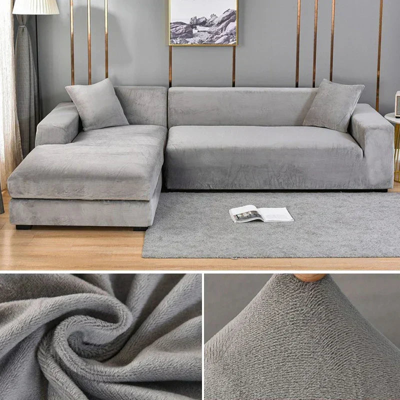 Velvet Stretch Sofa Cover
