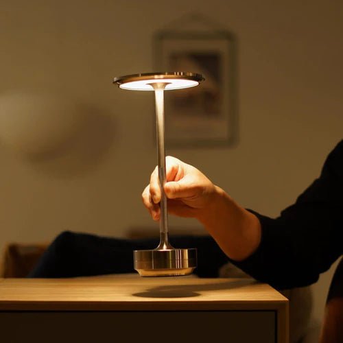 ECLARO – Wiederaufladbare Tischleuchte mit dimmbarem LED-Licht