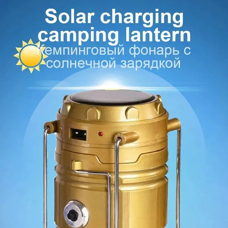 Multifunctional LED Camping Light with Portable Fan