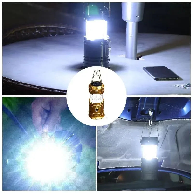 Multifunctional LED Camping Light with Portable Fan