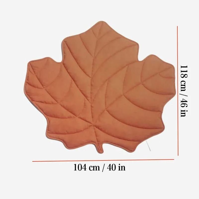 Leaf-Shaped Pet Blanket and Mat