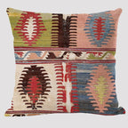 Multicolored Linen Pillowcase