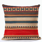Multicolored Linen Pillowcase