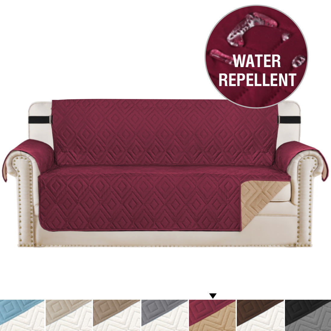 Quilted Waterproof Sofa Cover Pet Protector