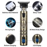 Beard Trimmer Hair Clippers Cordless Hair Cutting Kit Barber Shaving Machine For Men USB Rechargeable - Image 3