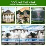 Misters For Outside Patio Outdoor Misting Cooling System For Patio Garden Greenhouse Trampoline - Image 3