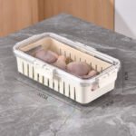 Kitchen Gadget Compartments Divided Serving Tray With Lid Veggie Tray Portable Snack Box Food Container For Biscuits Candy Fruits Nuts - Image 6