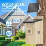 Smart Bird Houses For Outside Solar Powered,4MP Birdhouse Camera For Outdoors, Watch Bird Nesting & Hatching In Real Time, AI Identify Bird Behavior & Create, DIY Ideal Gift - Image 3