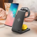 3 In 1 Fast Charging Station Wireless Charger Stand Wireless Quick Charge Dock For Phone Holder - Image 4