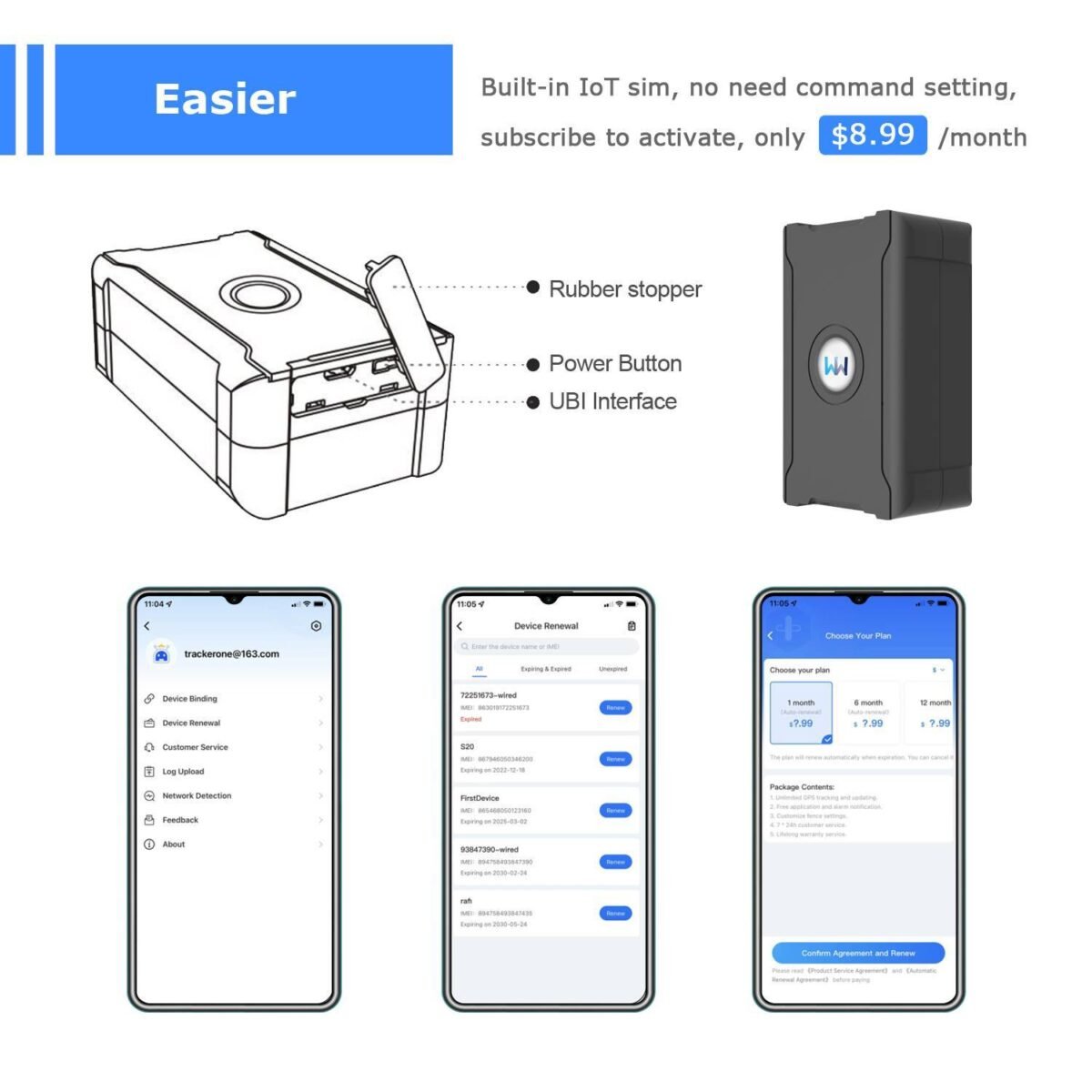 GPS Tracker Auto Echtzeitpositionierung Online-Tracking Diebstahlschutz - Image 4