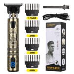 Beard Trimmer Hair Clippers Cordless Hair Cutting Kit Barber Shaving Machine For Men USB Rechargeable