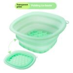 Household Silicone Folding Basin Ice Tray Ice Facial Care Ice-bath Wash Basin - Image 4