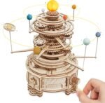 Robotime ROKR 316PCS Rotatable Mechanical Orrery 3D Wooden Puzzle Games Assemble Model Building Kits Toys Gift For Children Boys - Image 6