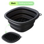 Household Silicone Folding Basin Ice Tray Ice Facial Care Ice-bath Wash Basin - Image 7