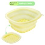 Household Silicone Folding Basin Ice Tray Ice Facial Care Ice-bath Wash Basin - Image 8