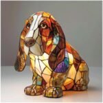 Colorful Strange Dog Lamp Resin Decorations - Image 3
