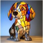 Colorful Strange Dog Lamp Resin Decorations - Image 2