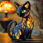 Colorful Strange Dog Lamp Resin Decorations - Image 5