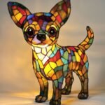 Colorful Strange Dog Lamp Resin Decorations - Image 7